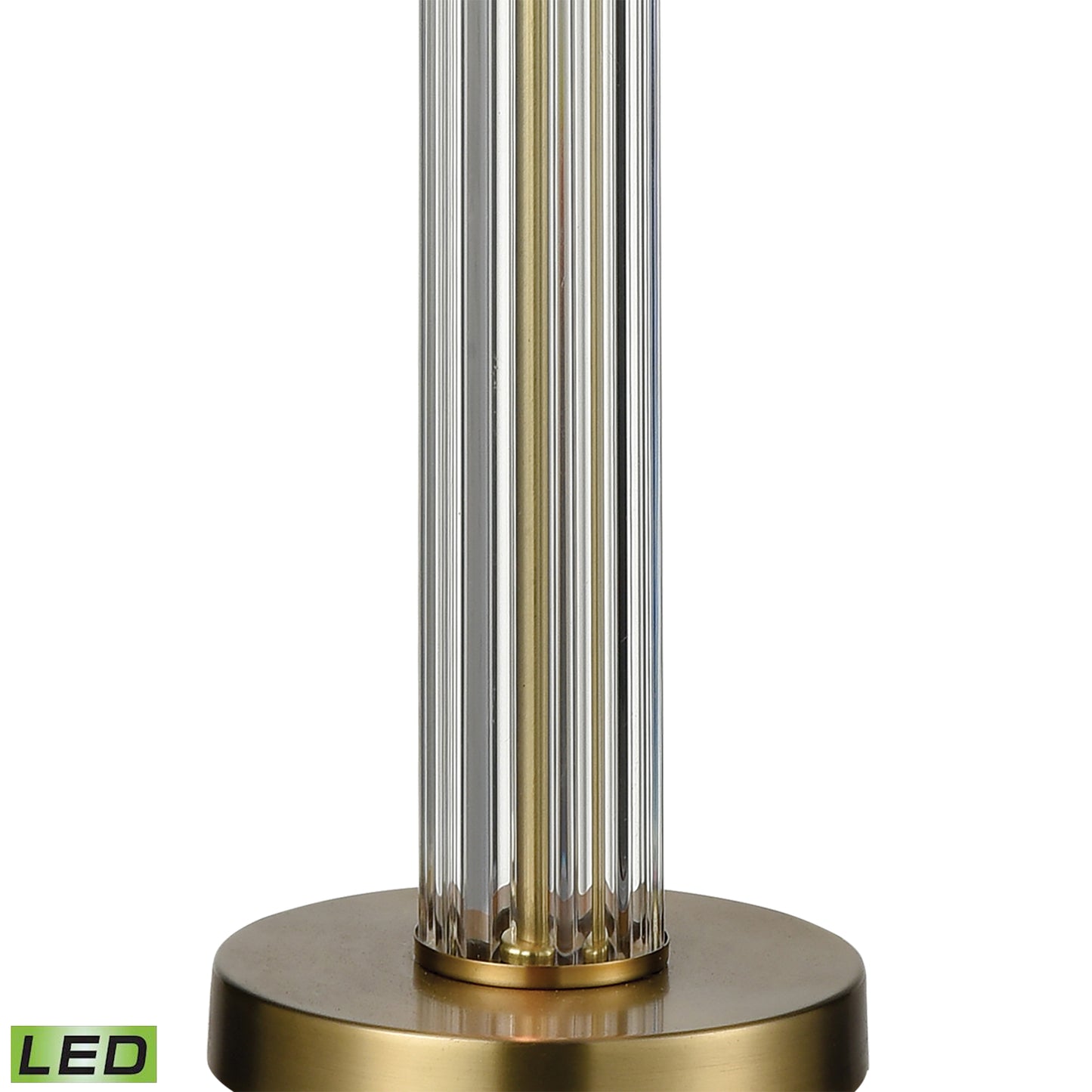 77143-LED - Cannery Row 34'' High 2-Light Table Lamp - Antique Brass - Includes LED Bulbs