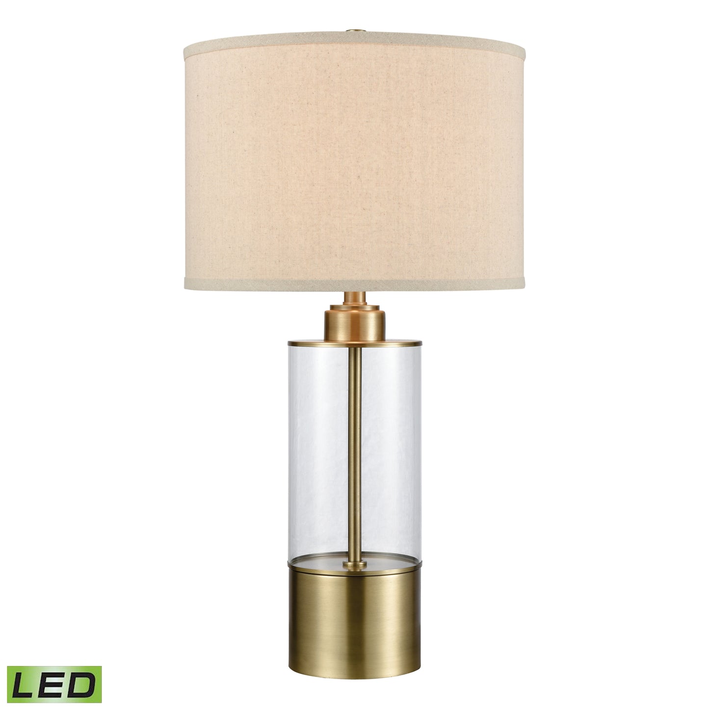 77149-LED - Fermont 28'' High 1-Light Table Lamp - Clear - Includes LED Bulb