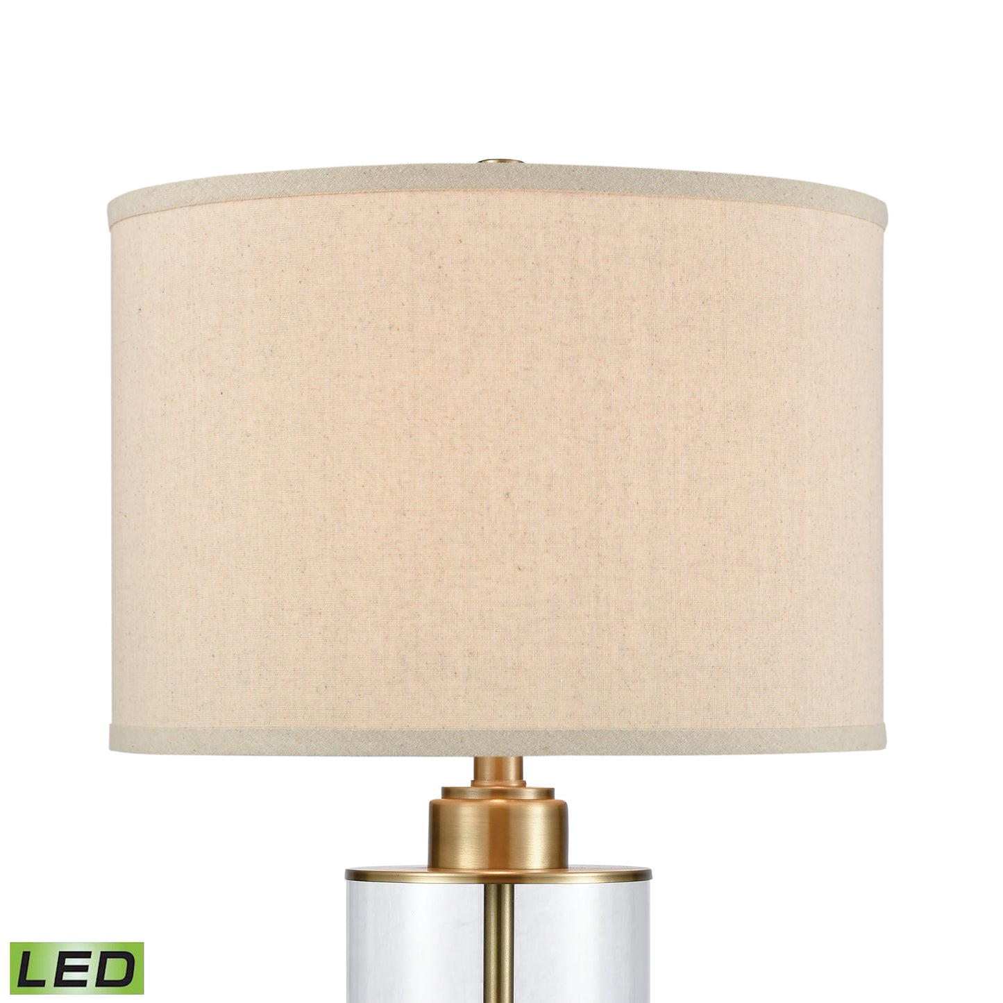 77149-LED - Fermont 28'' High 1-Light Table Lamp - Clear - Includes LED Bulb