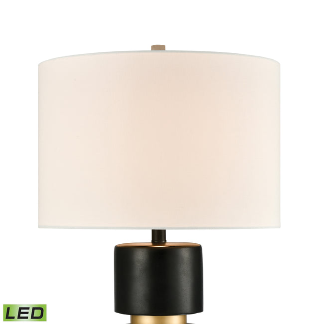 77154-LED - Notre Monde 32'' High 1-Light Table Lamp - Polished Concrete - Includes LED Bulb