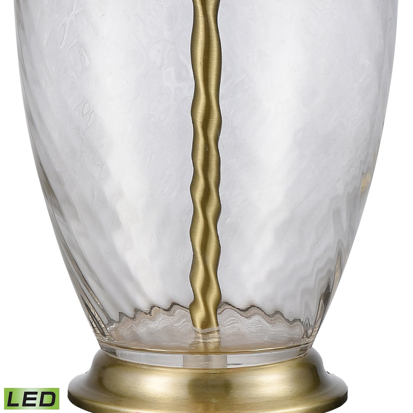 77175-LED - Remmy 28'' High 1-Light Table Lamp - Antique Brass - Includes LED Bulb