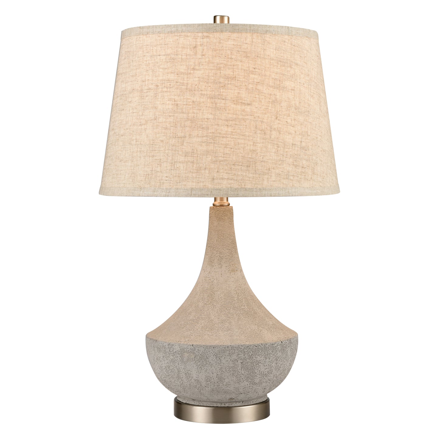 77196 - Wendover 25'' High 1-Light Table Lamp - Polished Concrete