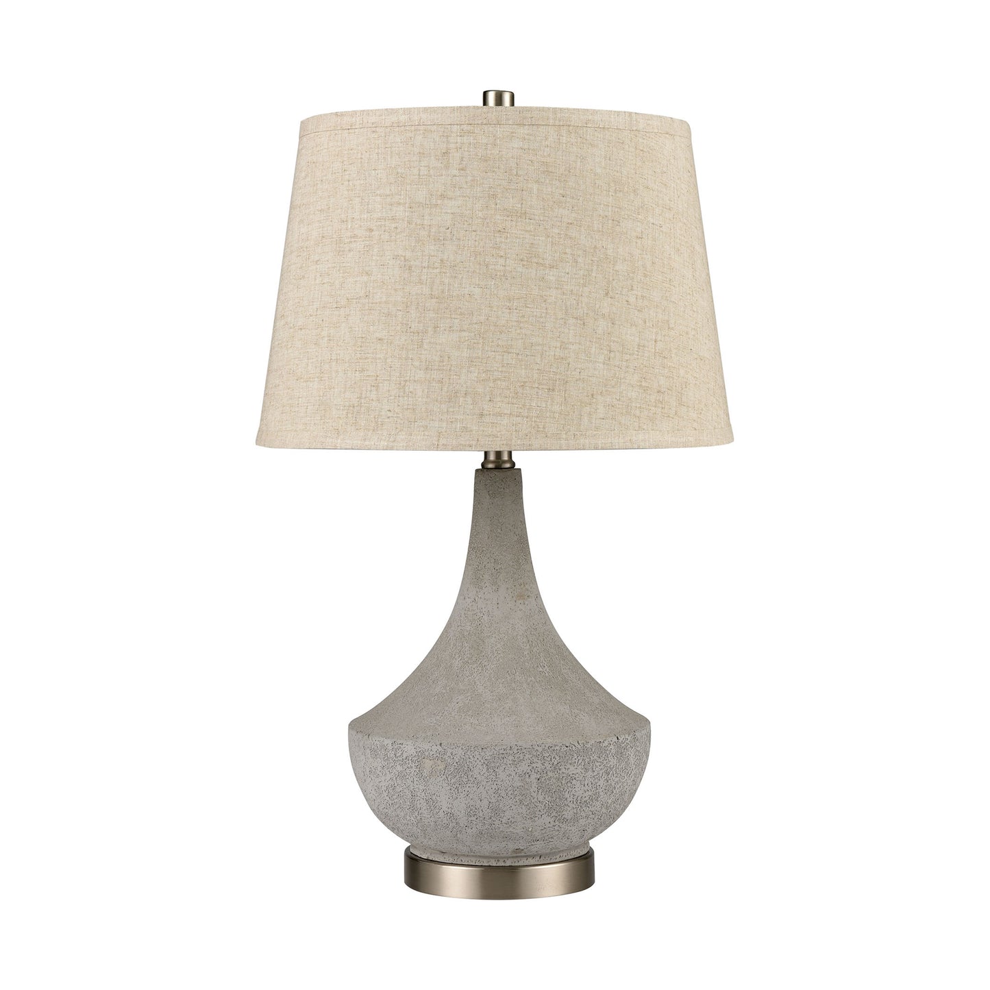 77196 - Wendover 25'' High 1-Light Table Lamp - Polished Concrete