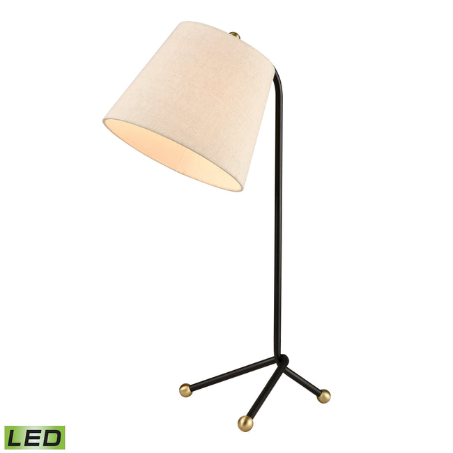 77205-LED - Pine Plains 25'' High 1-Light Table Lamp - Black - Includes LED Bulb