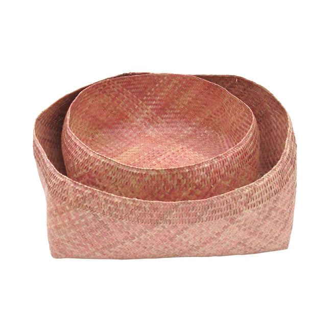 784050 - Pink Begonia Woven Bowl