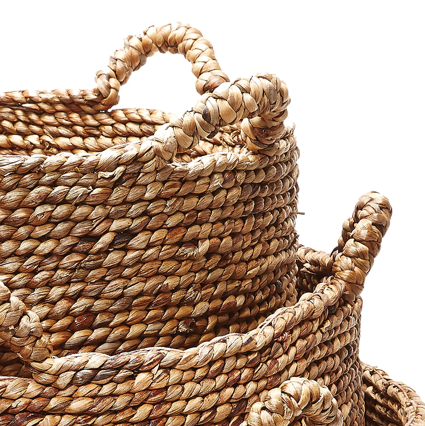 784083 - Natural Low Rise Basket - Set of 3