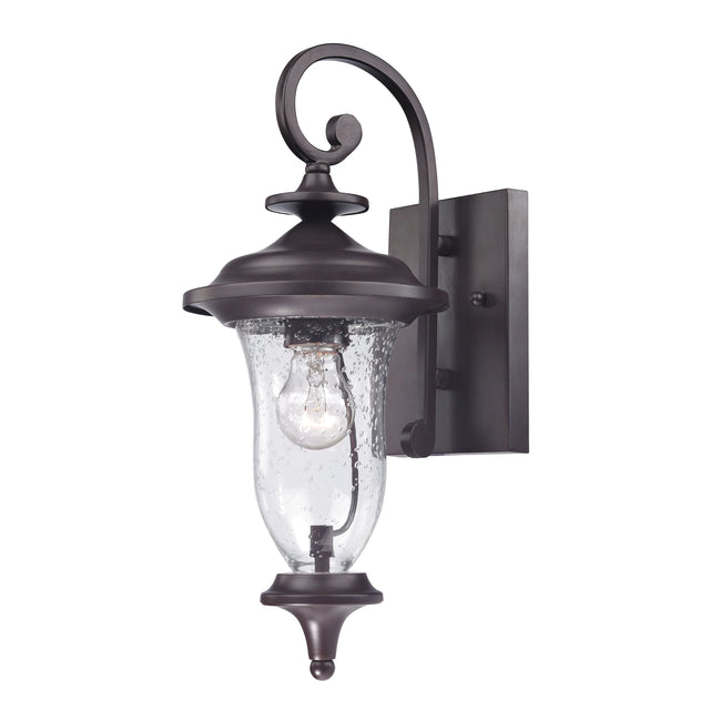 6711-C - Manor 10" Wide 2-Light Outdoor Wall Lantern in Charcoal