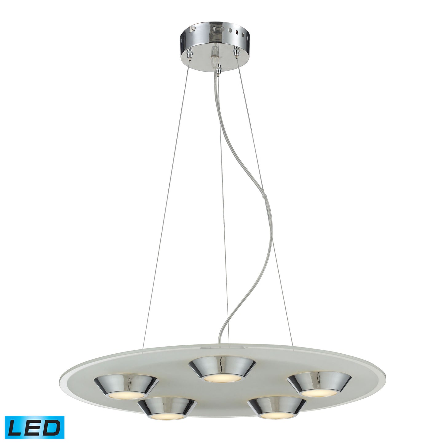 81063/5 - Brentford 22'' Wide 5-Light Pendant - Chrome