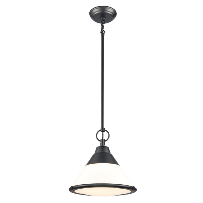 81435/1 - Sven 12'' Wide 1-Light Pendant - Matte Black