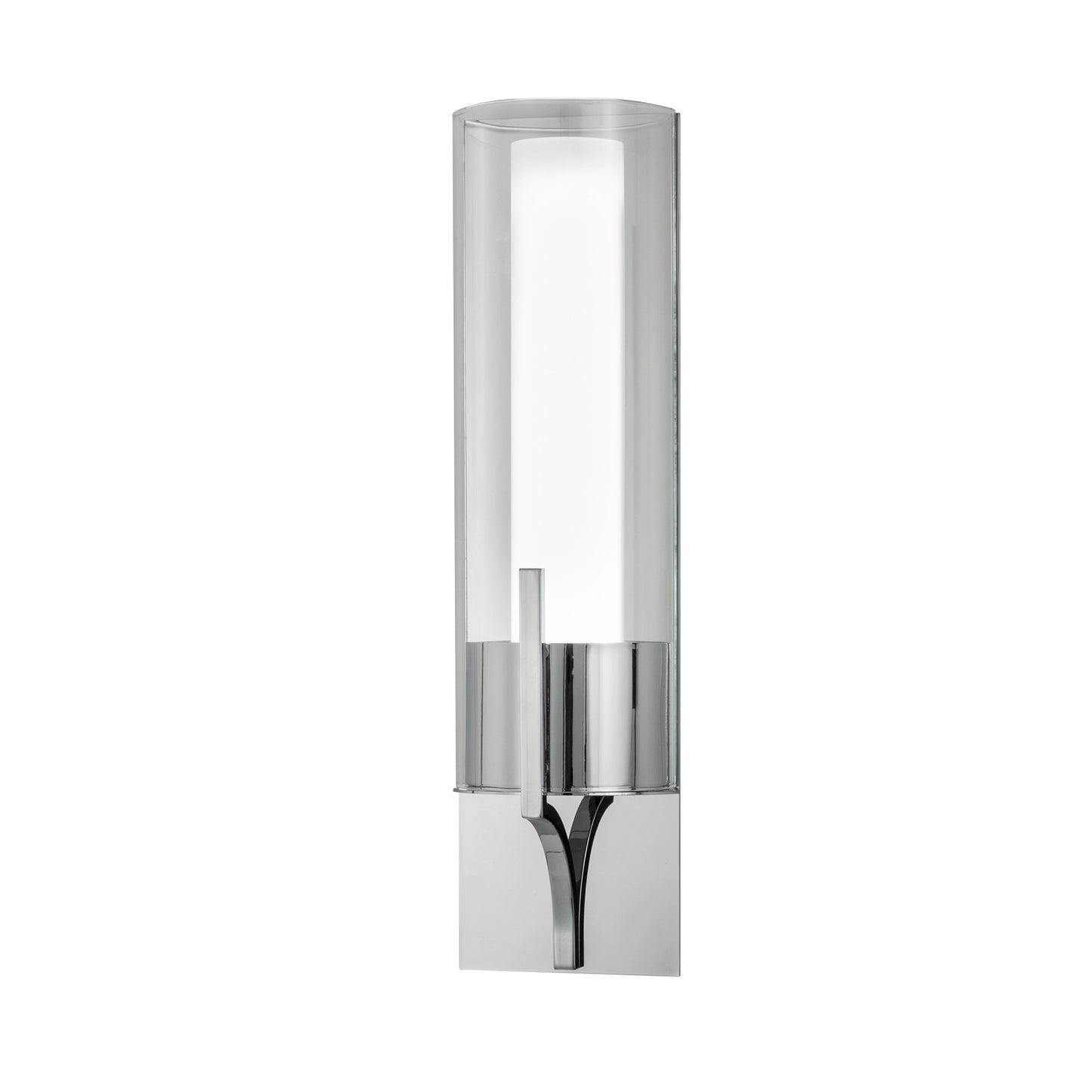 8144-CH-CL - Slope Sconce Vanity Light - Chrome