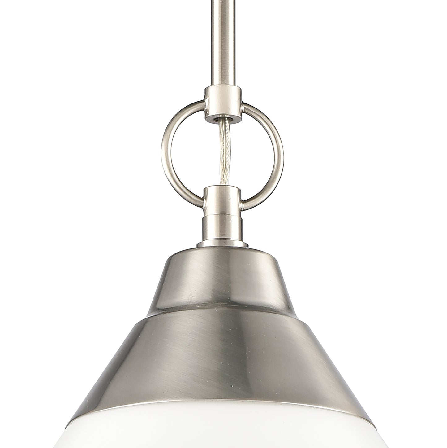 81445/1 - Sven 12'' Wide 1-Light Pendant - Satin Nickel