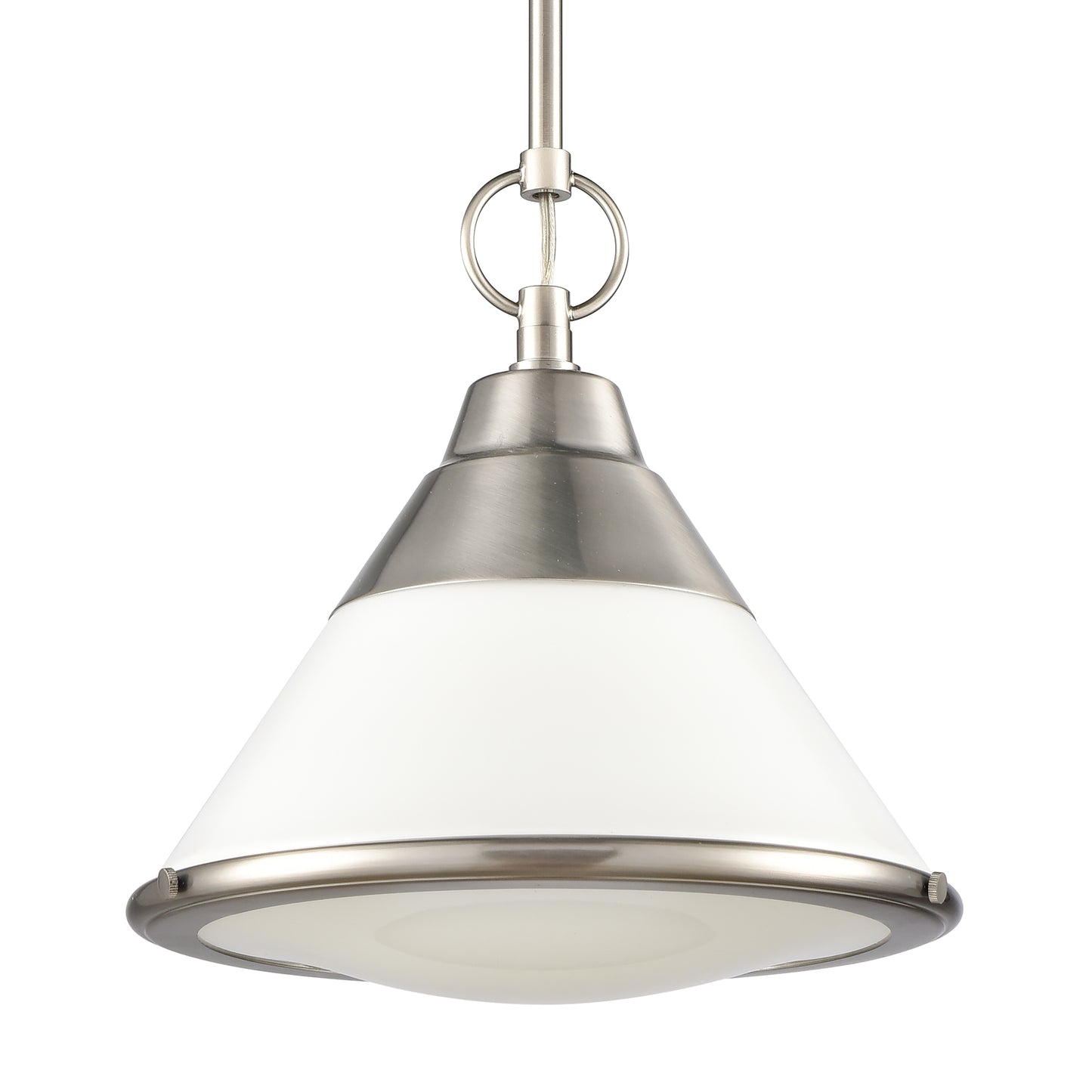 81445/1 - Sven 12'' Wide 1-Light Pendant - Satin Nickel