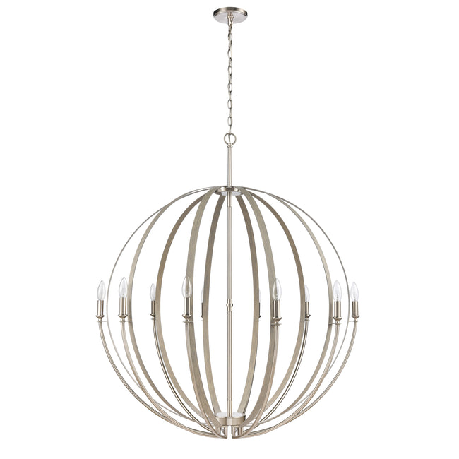 81467/10 - Rotunde 38'' Wide 10-Light Chandelier - Beechwood