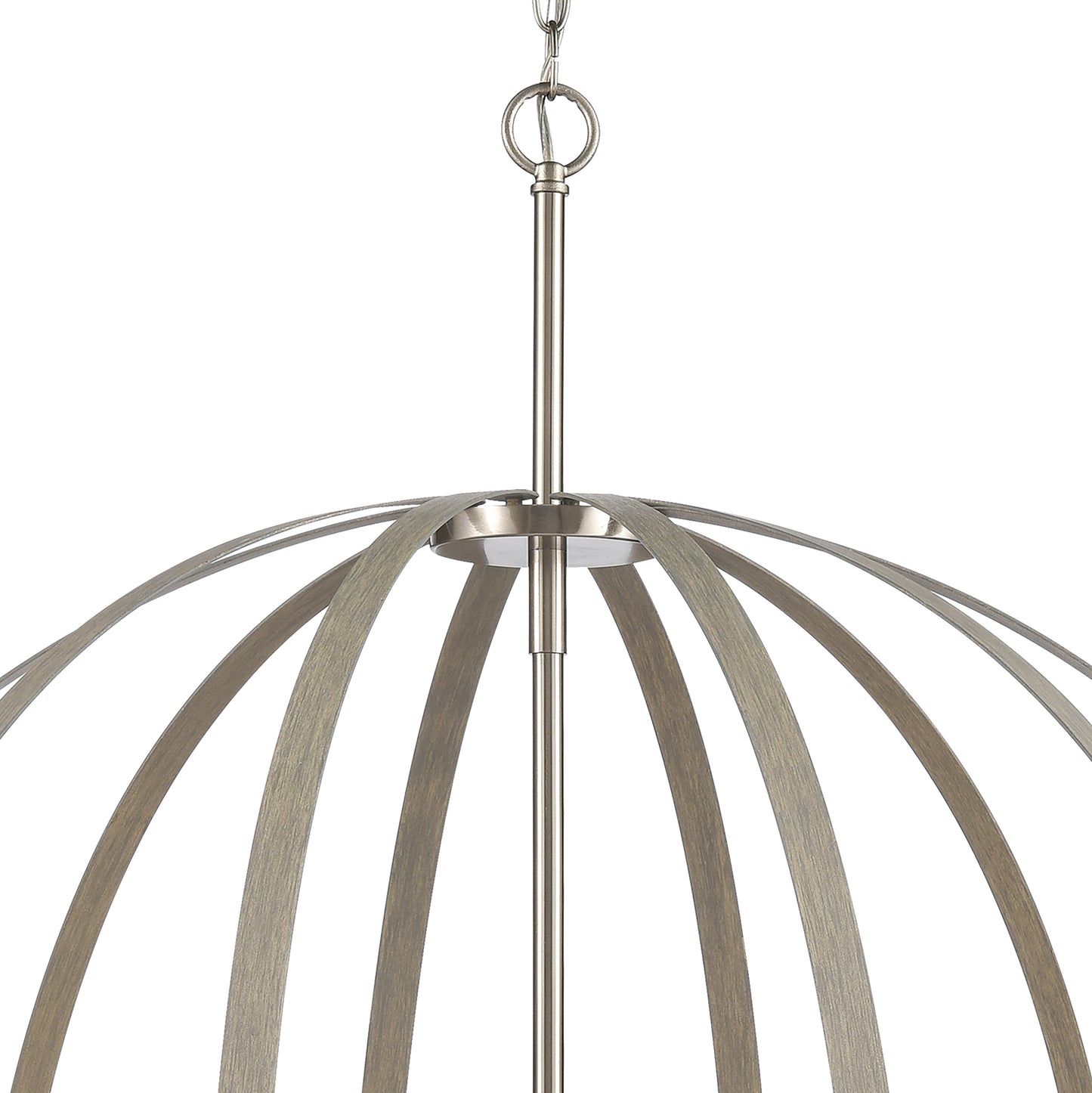 81467/10 - Rotunde 38'' Wide 10-Light Chandelier - Beechwood