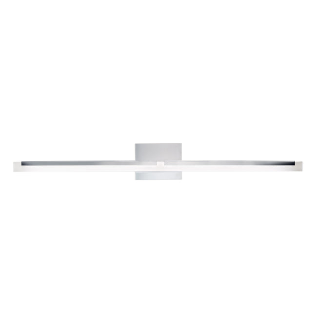 8147-CH-FA - Double L Sconce Linear 36" LED Vanity Light - Chrome