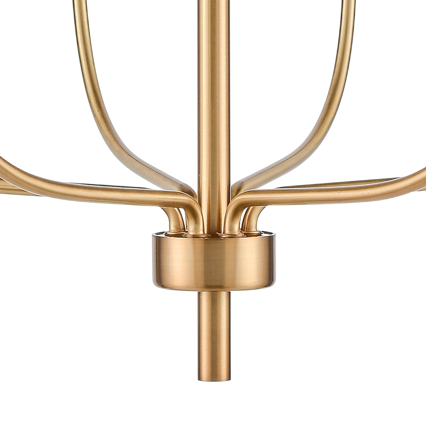 81506/6 - Newland 21'' Wide 6-Light Chandelier - Satin Brass