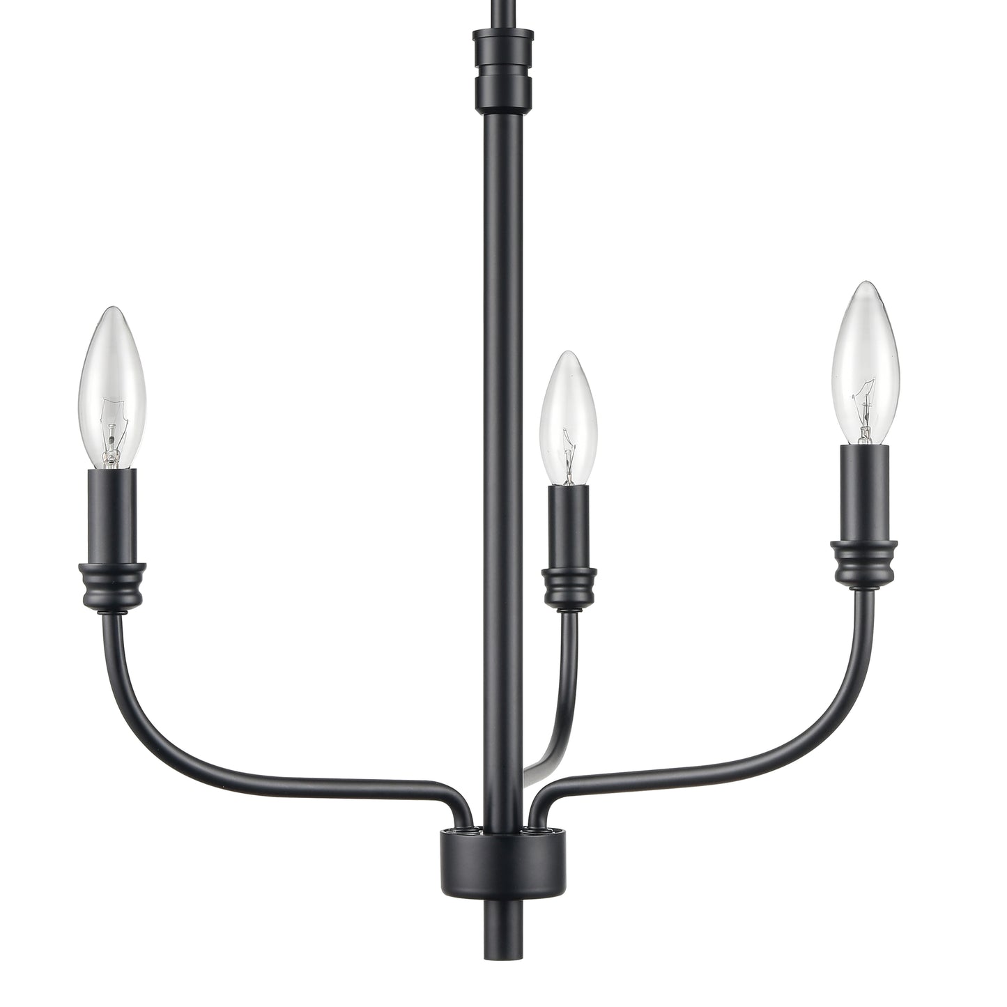 81515/3 - Newland 17'' Wide 3-Light Chandelier - Matte Black