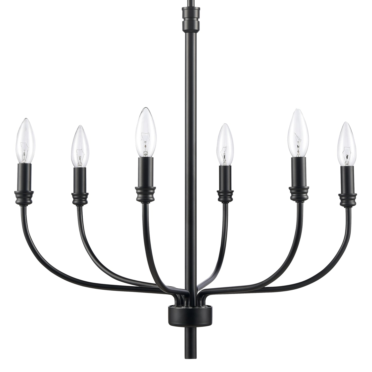 81516/6 - Newland 21'' Wide 6-Light Chandelier - Matte Black