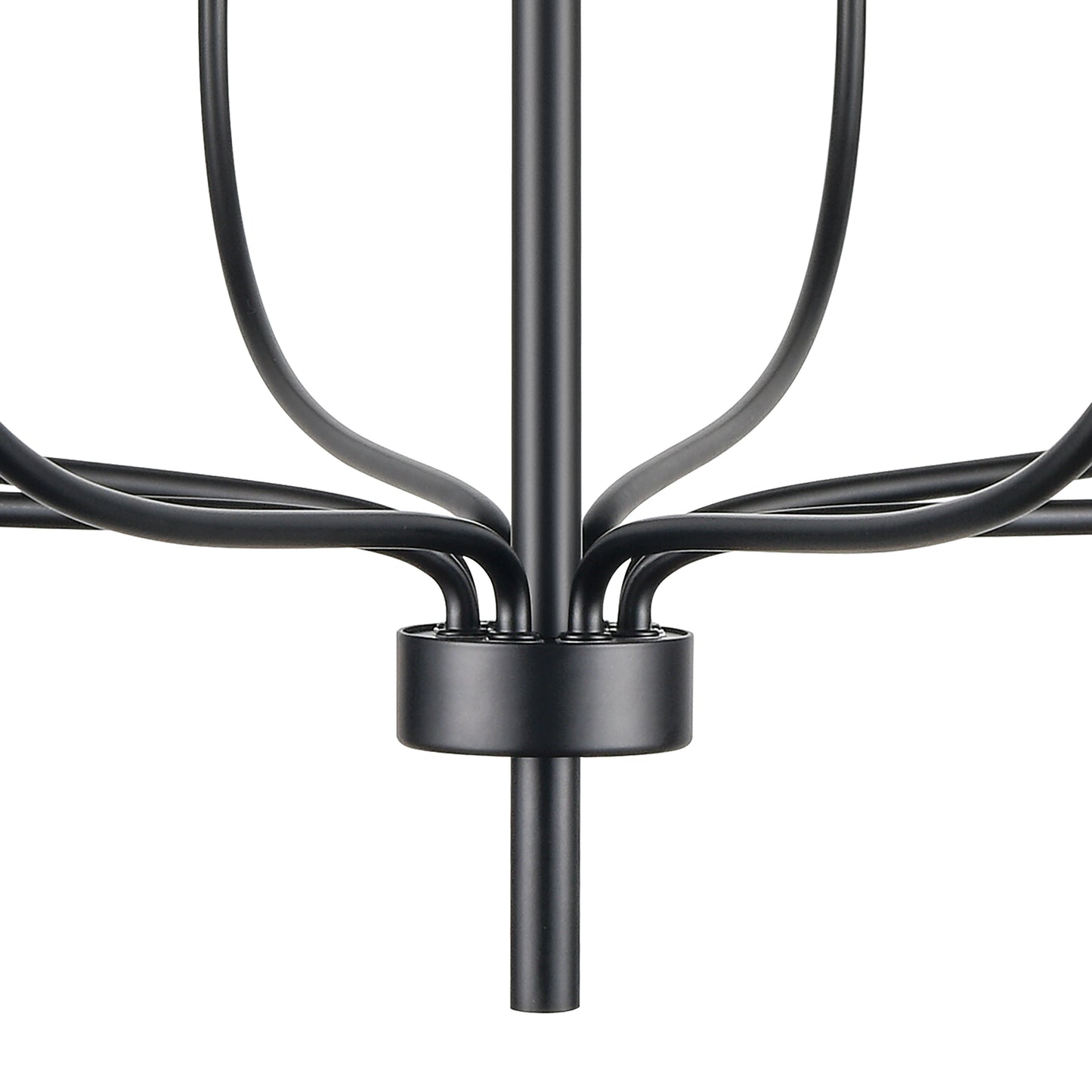 81517/8 - Newland 34'' Wide 8-Light Chandelier - Matte Black