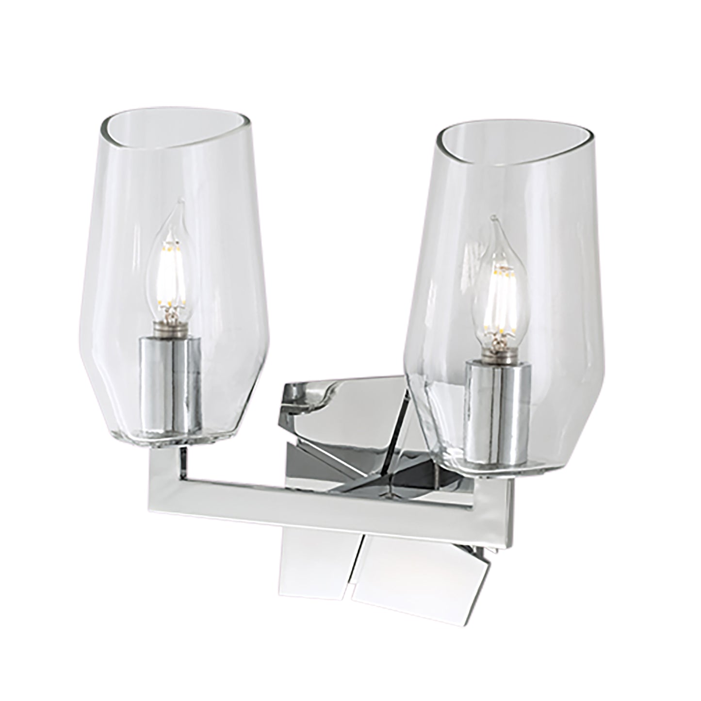 8162-CH-CL - Gaia Indoor Wall Sconce - Chrome