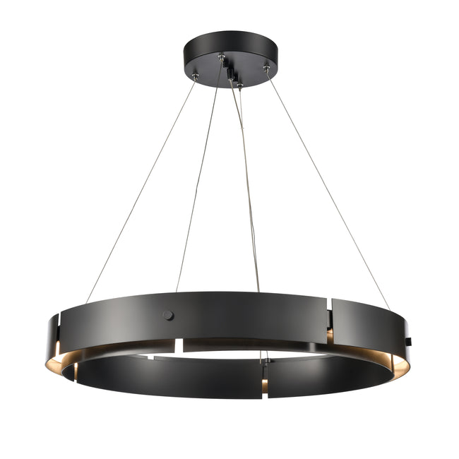 81664/LED - Fogelberg 26'' Wide LED Pendant - Matte Black