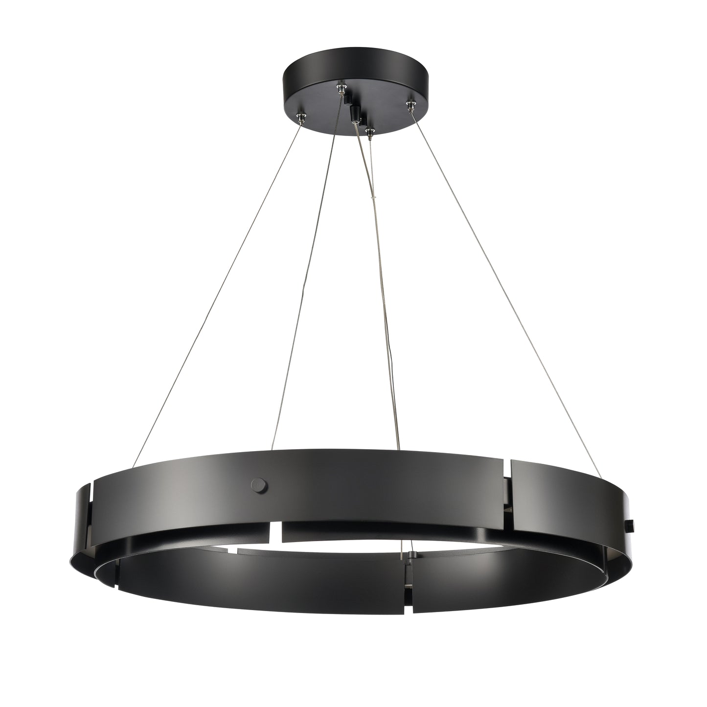 81664/LED - Fogelberg 26'' Wide LED Pendant - Matte Black