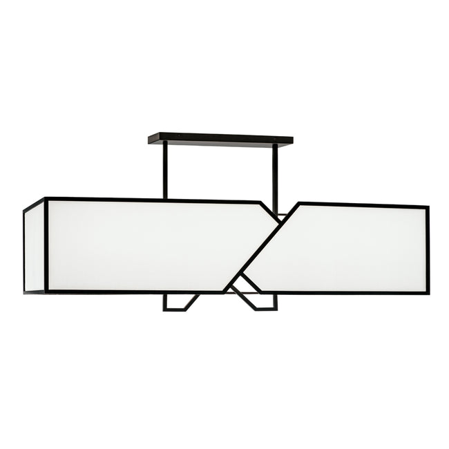 8171-MB-WS - Moiselle Linear Chandelier - Matte Black