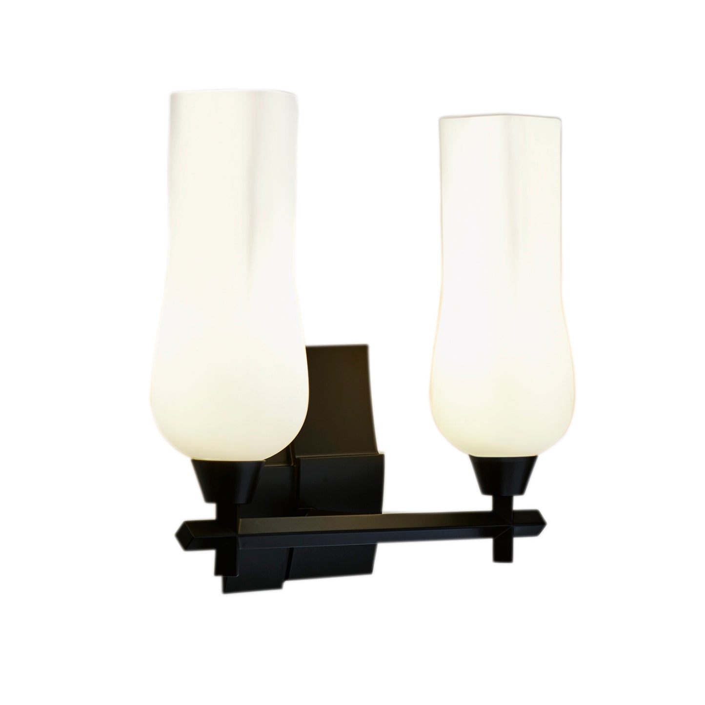 8176-MB-MO - Fleur Indoor Wall Sconce - Matte Black