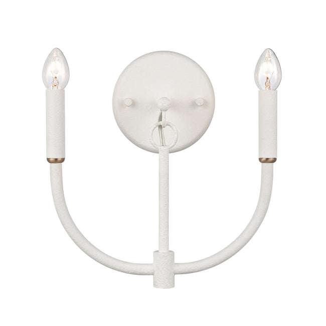 82015/2 - Continuance 11'' High 2-Light Sconce - White Coral