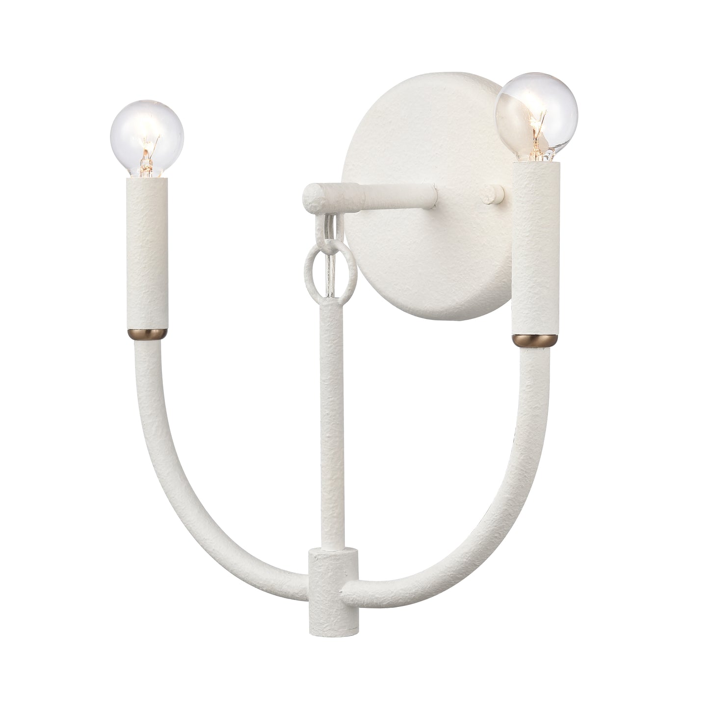 82015/2 - Continuance 11'' High 2-Light Sconce - White Coral