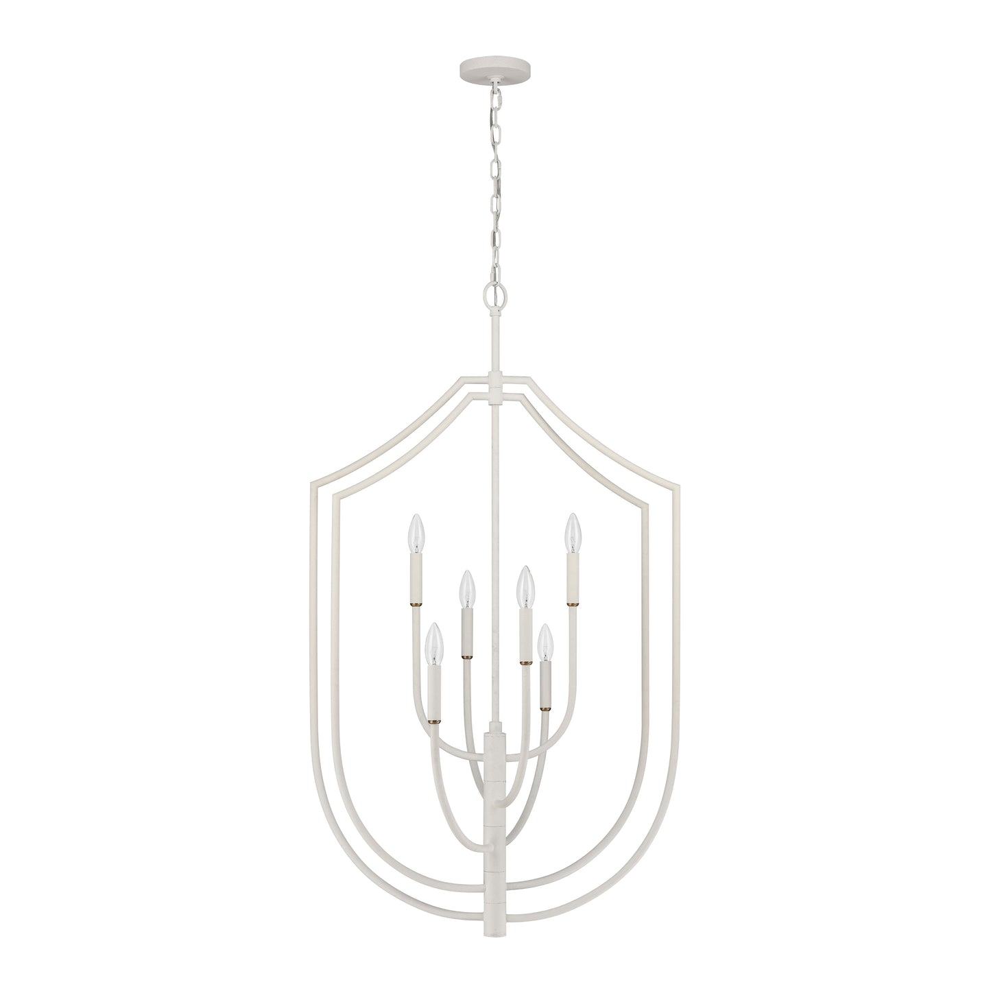 82016/6 - Continuance 26'' Wide 6-Light Pendant - White Coral