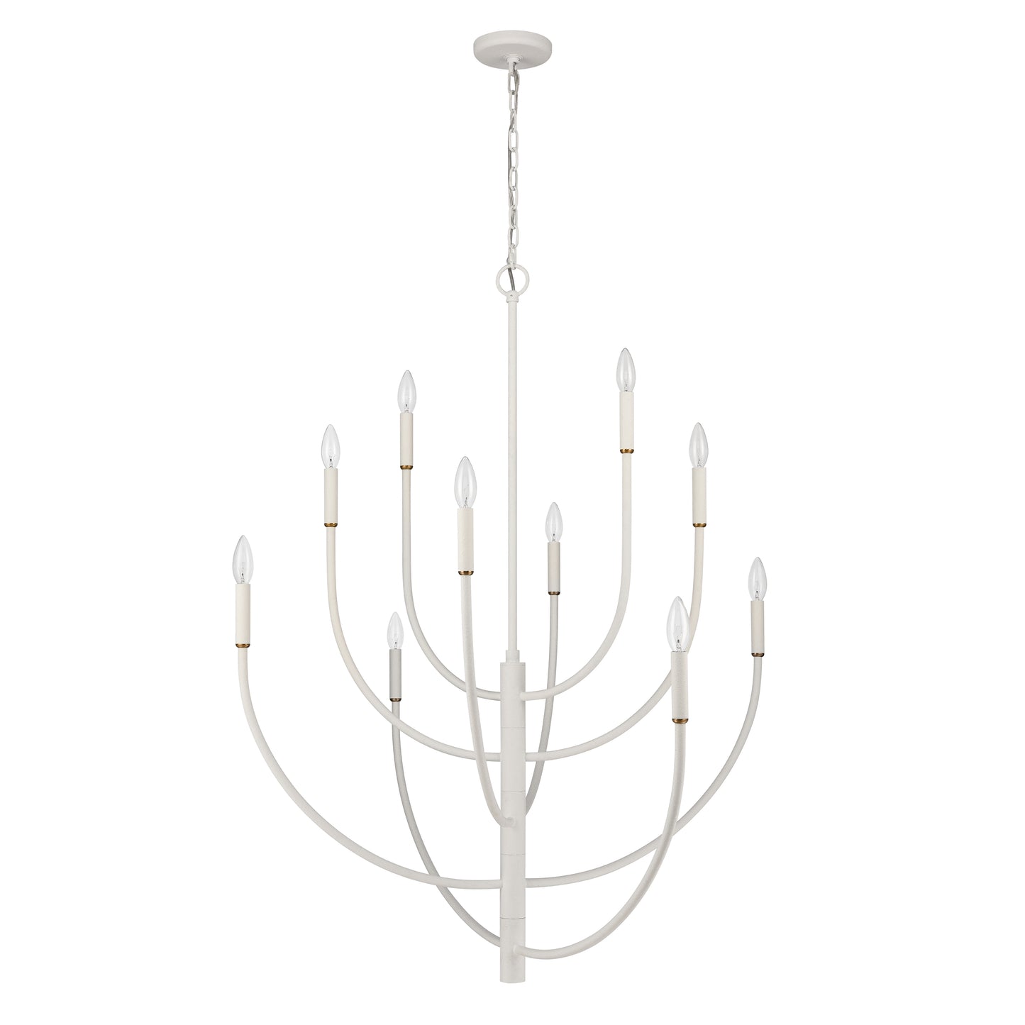 82019/10 - Continuance 42'' Wide 10-Light Chandelier - White Coral