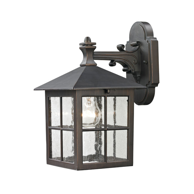 6711-C - Manor 10" Wide 2-Light Outdoor Wall Lantern in Charcoal