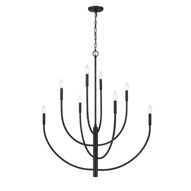 82028/8 - Continuance 36'' Wide 8-Light Chandelier - Charcoal