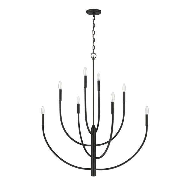 82028/8 - Continuance 36'' Wide 8-Light Chandelier - Charcoal