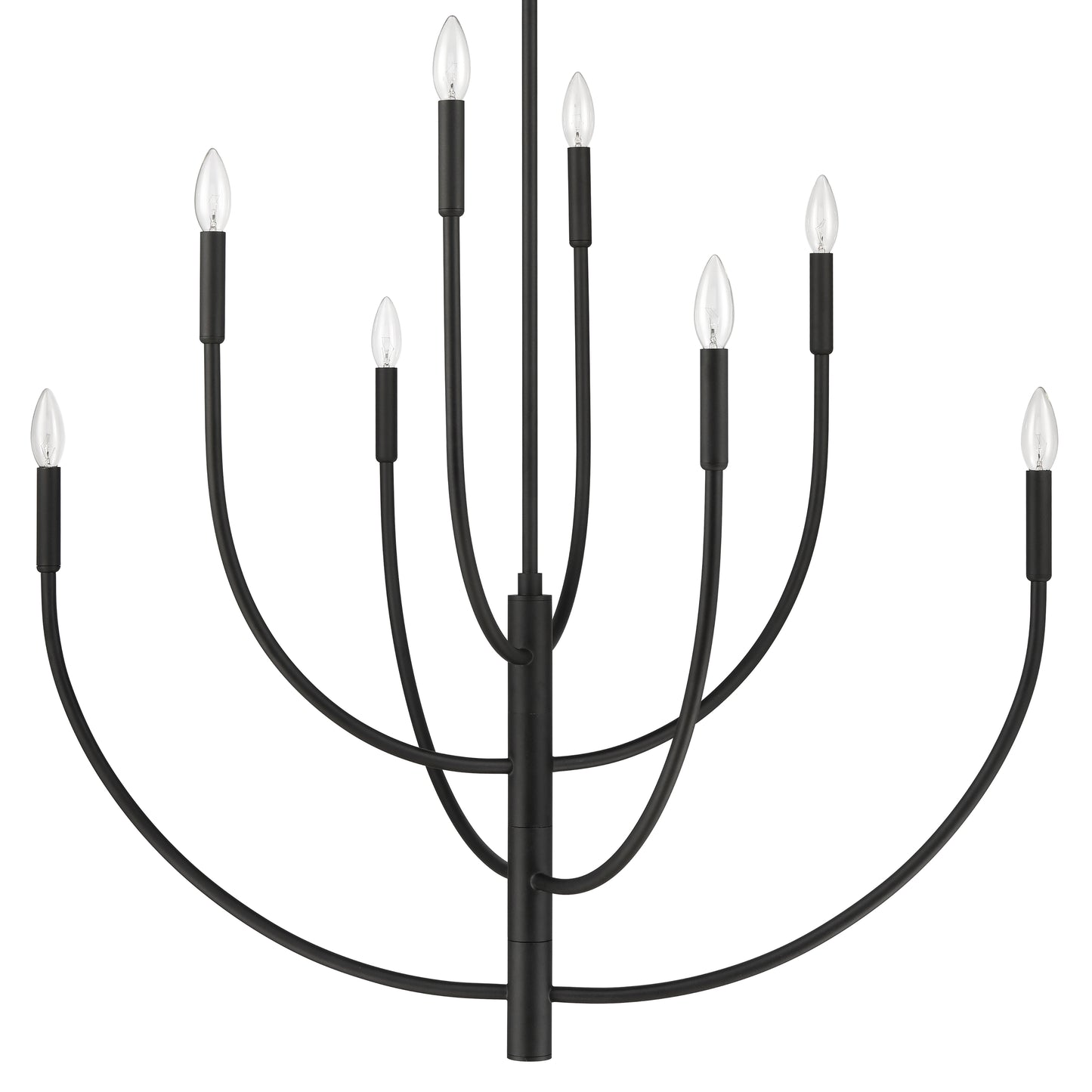 82028/8 - Continuance 36'' Wide 8-Light Chandelier - Charcoal