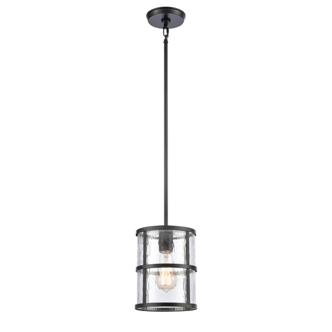 82074/1 - Solace 7'' Wide 1-Light Mini Pendant - Matte Black