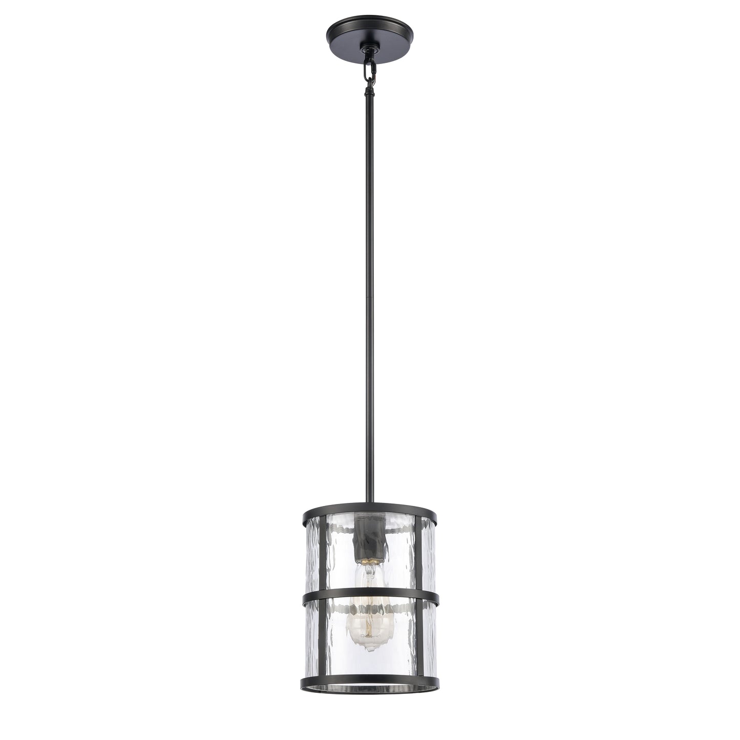 82074/1 - Solace 7'' Wide 1-Light Mini Pendant - Matte Black