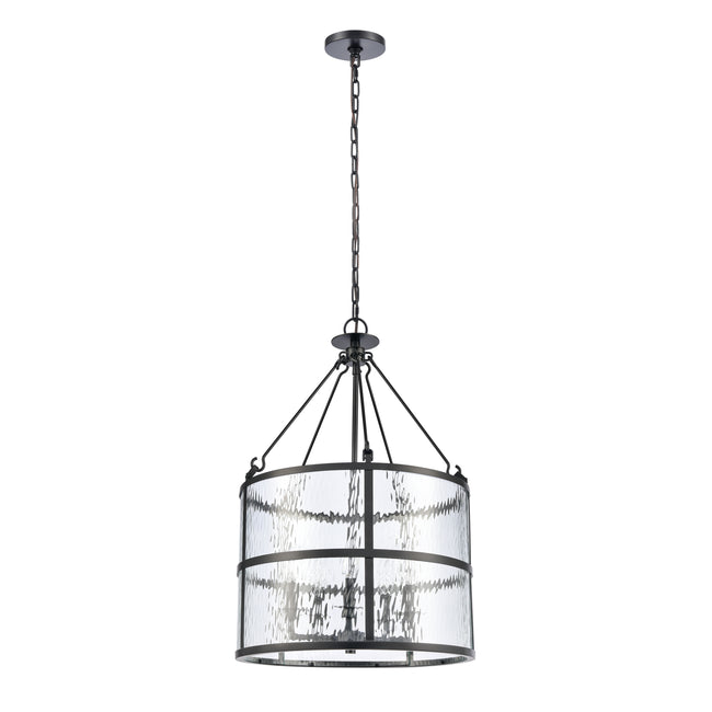 82076/5 - Solace 18'' Wide 5-Light Pendant - Matte Black