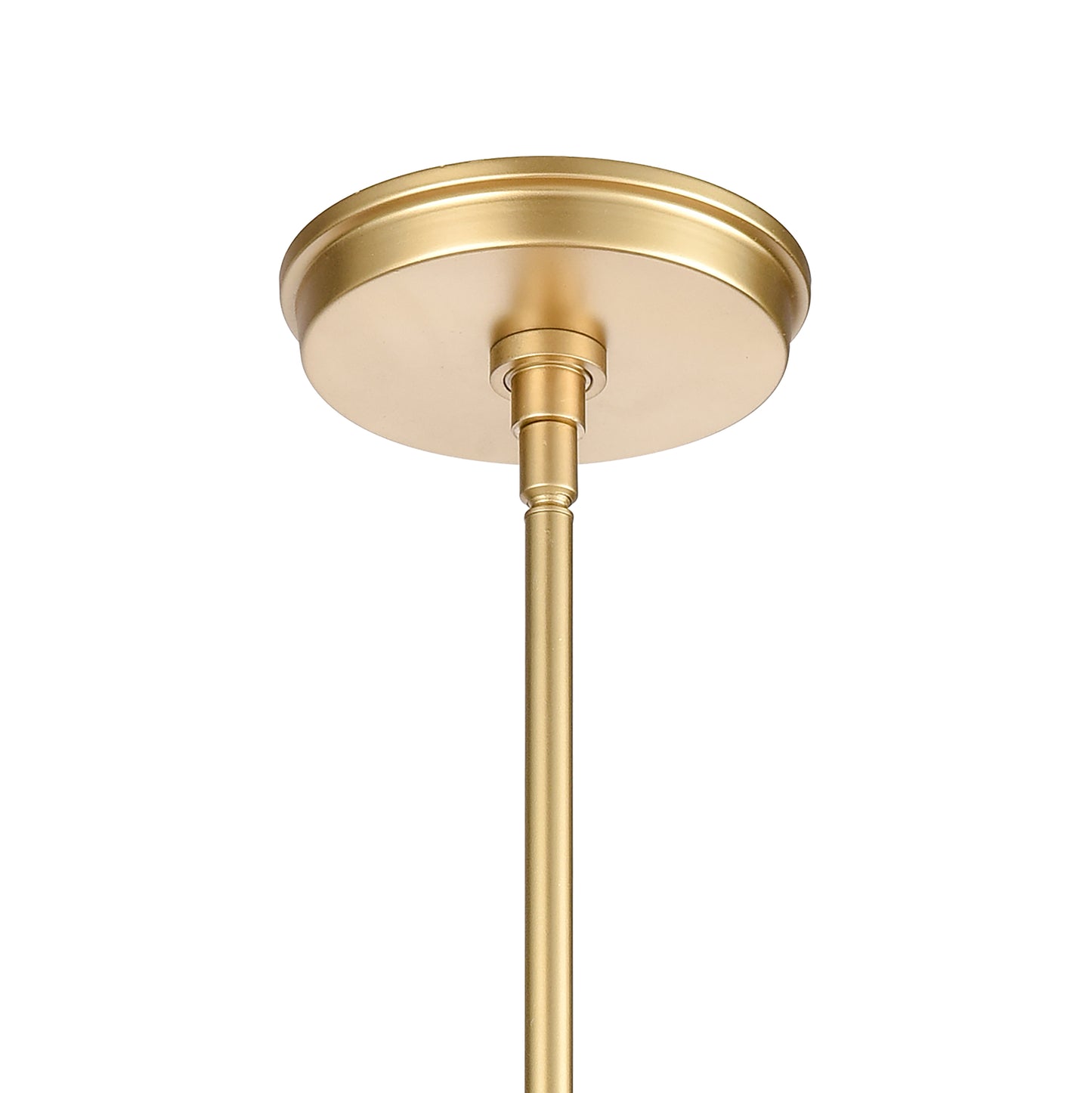 82125/1 - Square To Round 6'' Wide 1-Light Mini Pendant - Champagne Gold