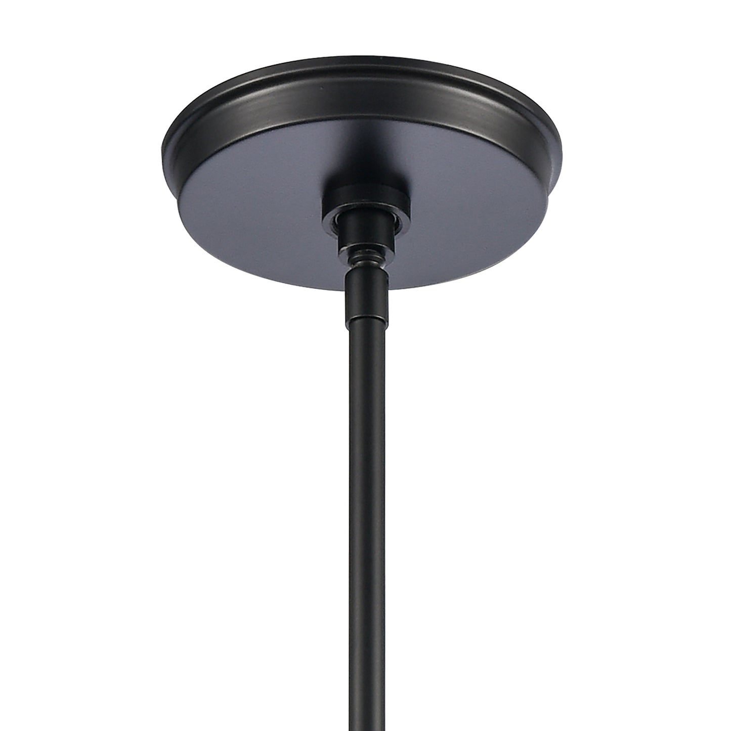 82135/1 - Square To Round 6'' Wide 1-Light Mini Pendant - Matte Black