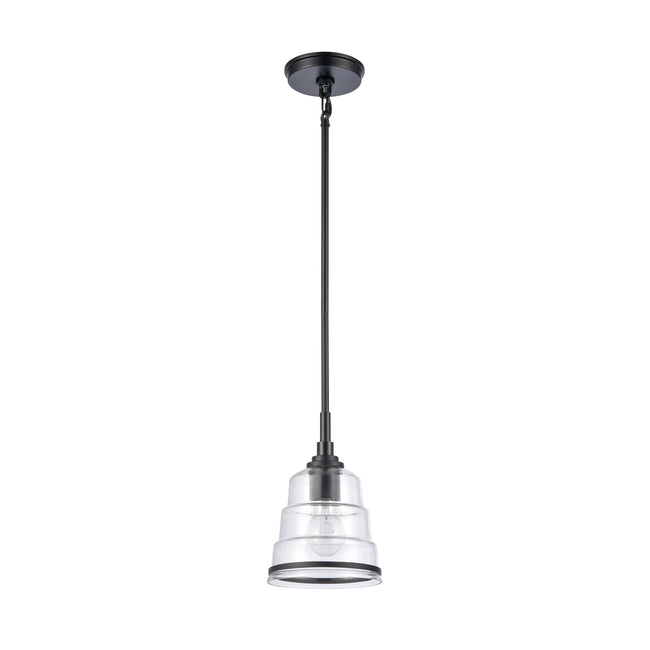 82164/1 - Boyer 6.5'' Wide 1-Light Mini Pendant - Matte Black