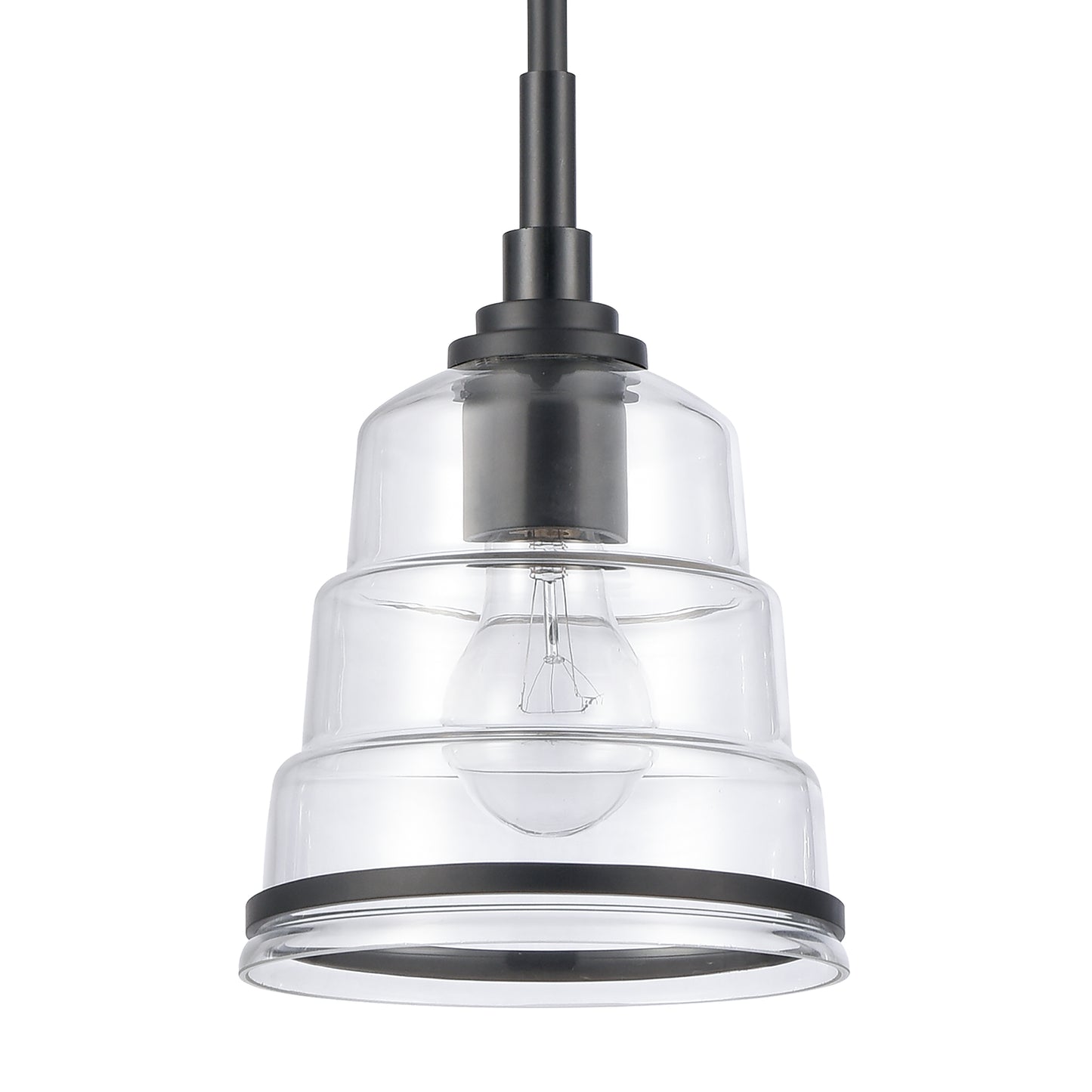 82164/1 - Boyer 6.5'' Wide 1-Light Mini Pendant - Matte Black