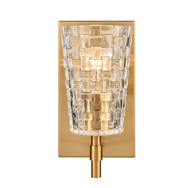 82170/1 - Lightweave 4.75'' Wide 1-Light Vanity Light - Satin Brass