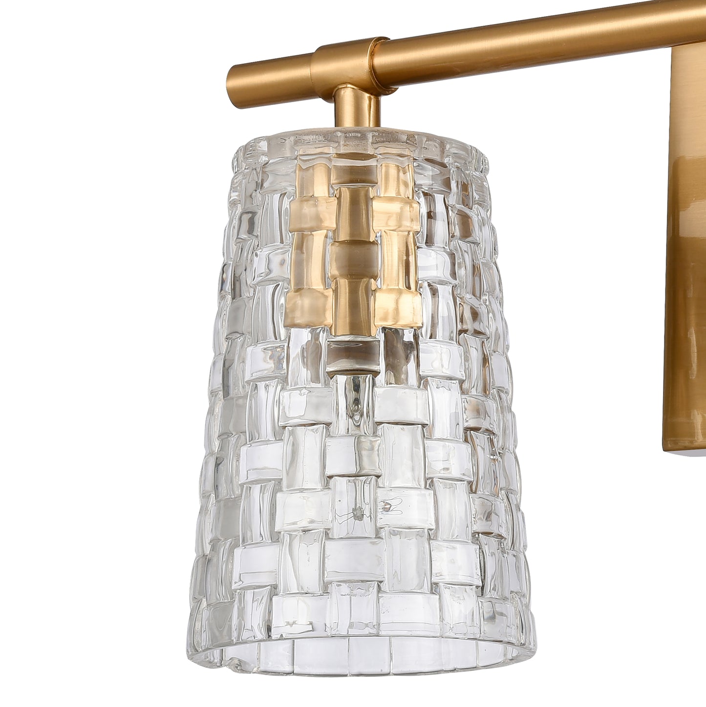 82171/2 - Lightweave 15'' Wide 2-Light Vanity Light - Satin Brass