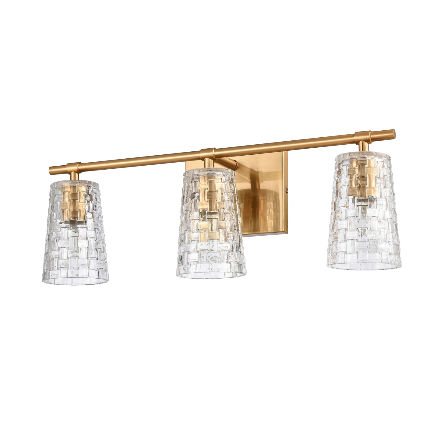 82172/3 - Lightweave 22'' Wide 3-Light Vanity Light - Satin Brass