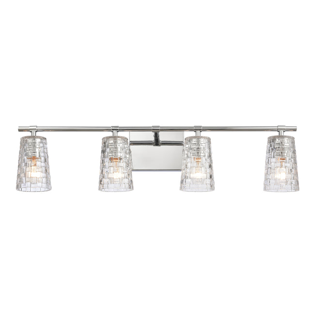 82183/4 - Lightweave 32'' Wide 4-Light Vanity Light - Polished Nickel