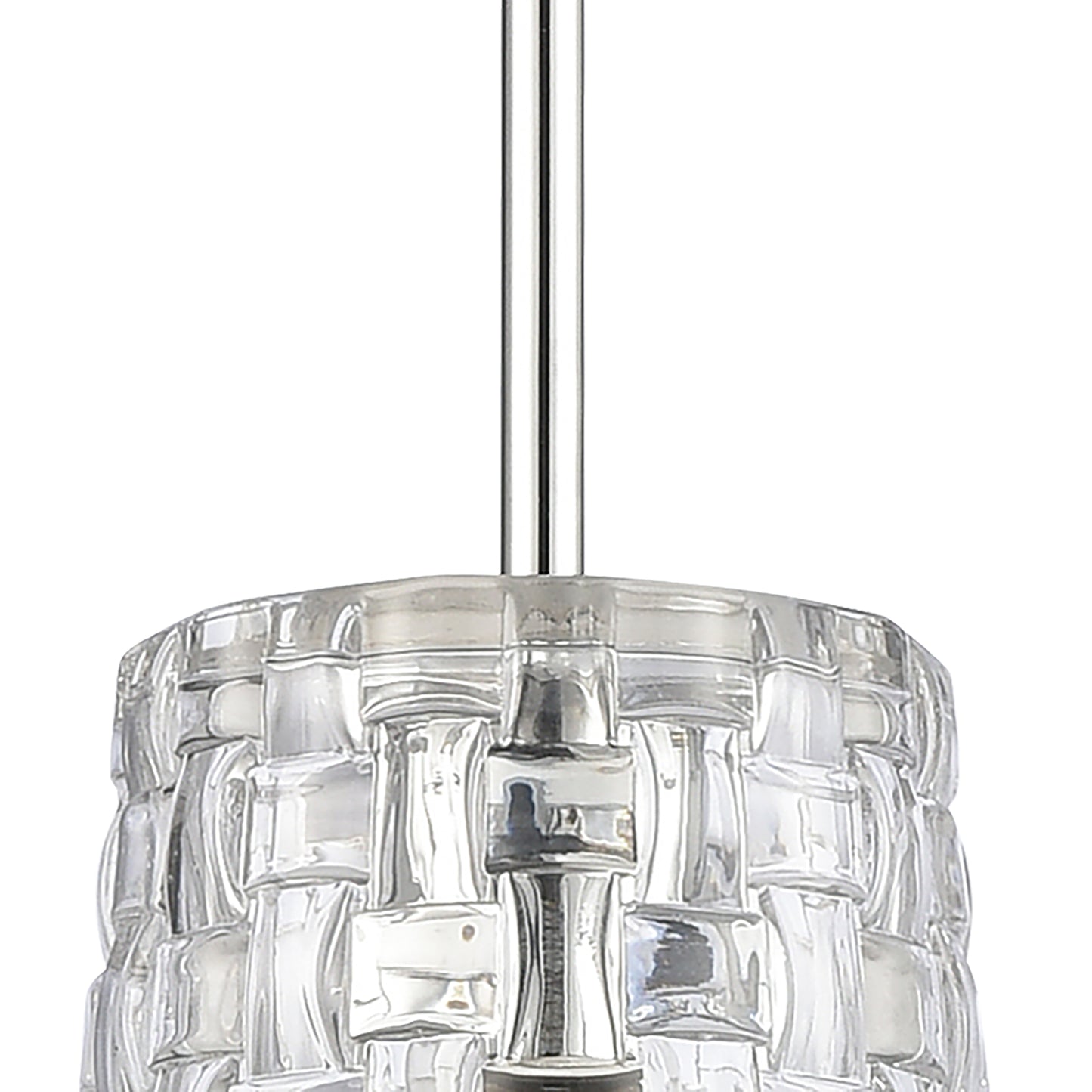 82185/1 - Lightweave 5.5'' Wide 1-Light Mini Pendant - Polished Nickel