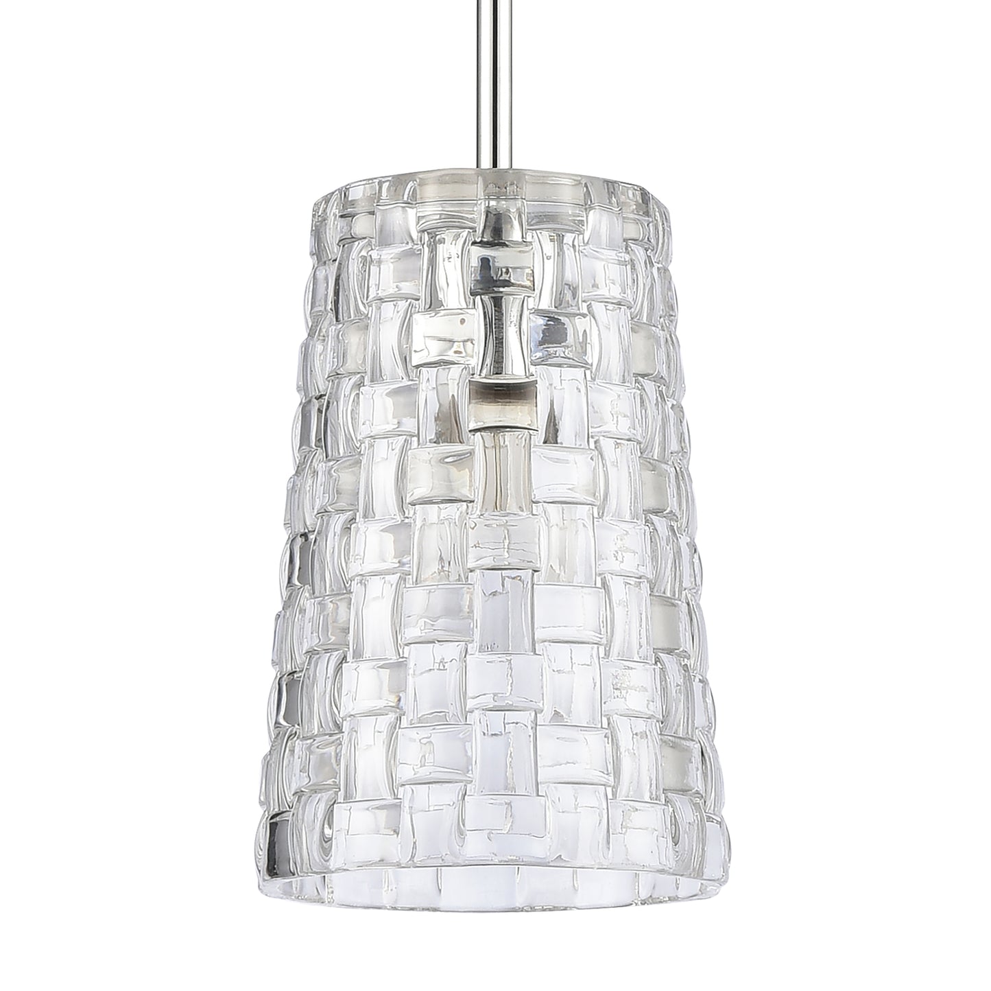 82185/1 - Lightweave 5.5'' Wide 1-Light Mini Pendant - Polished Nickel