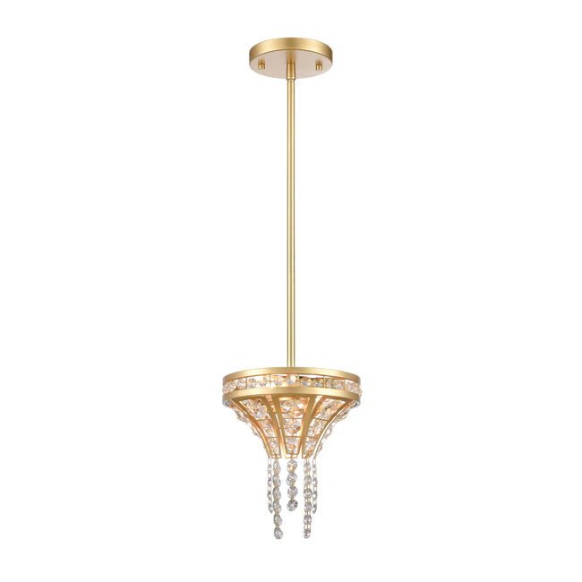 82225/2 - Fantania 8'' Wide 2-Light Mini Pendant - Champagne Gold